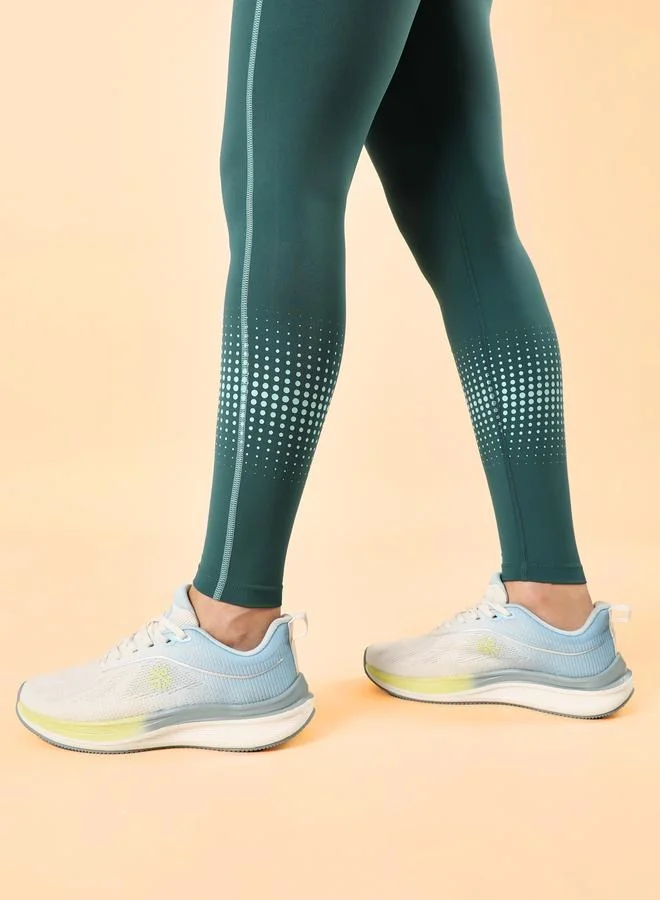 Cult  Women Teal Energy Map Printed Leggings for Women | Best Price UAE